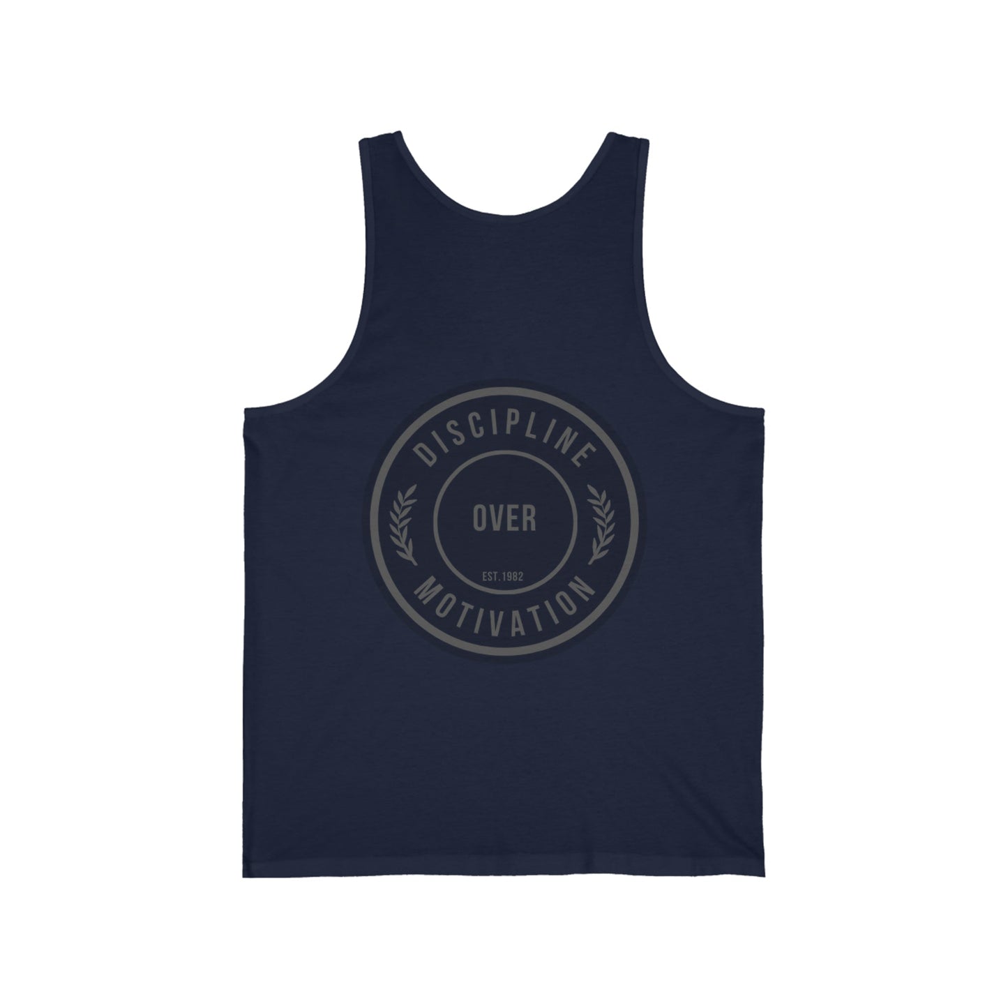 Discipline Over Motivation Soft Cotton Tank Top - Discipline Over Motivation 247