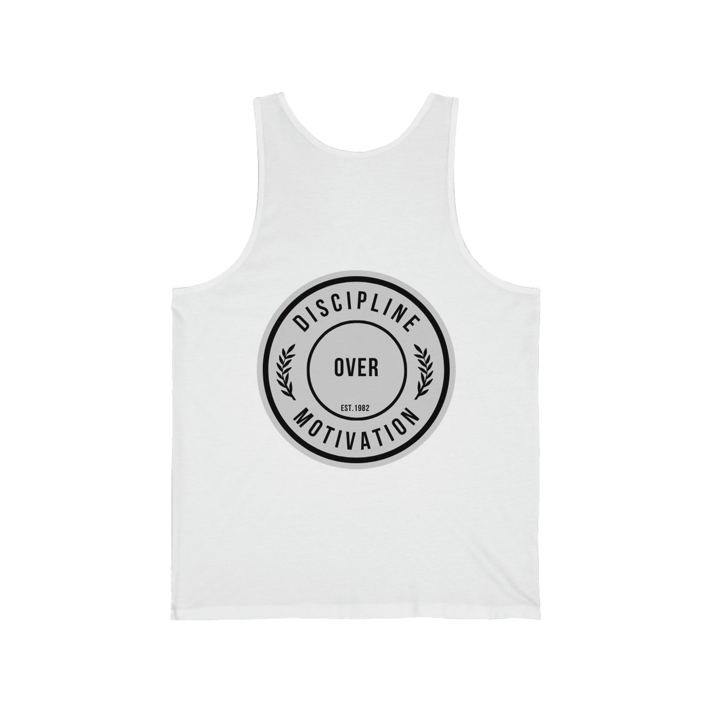 Discipline Over Motivation Soft Cotton Tank Top - Discipline Over Motivation 247