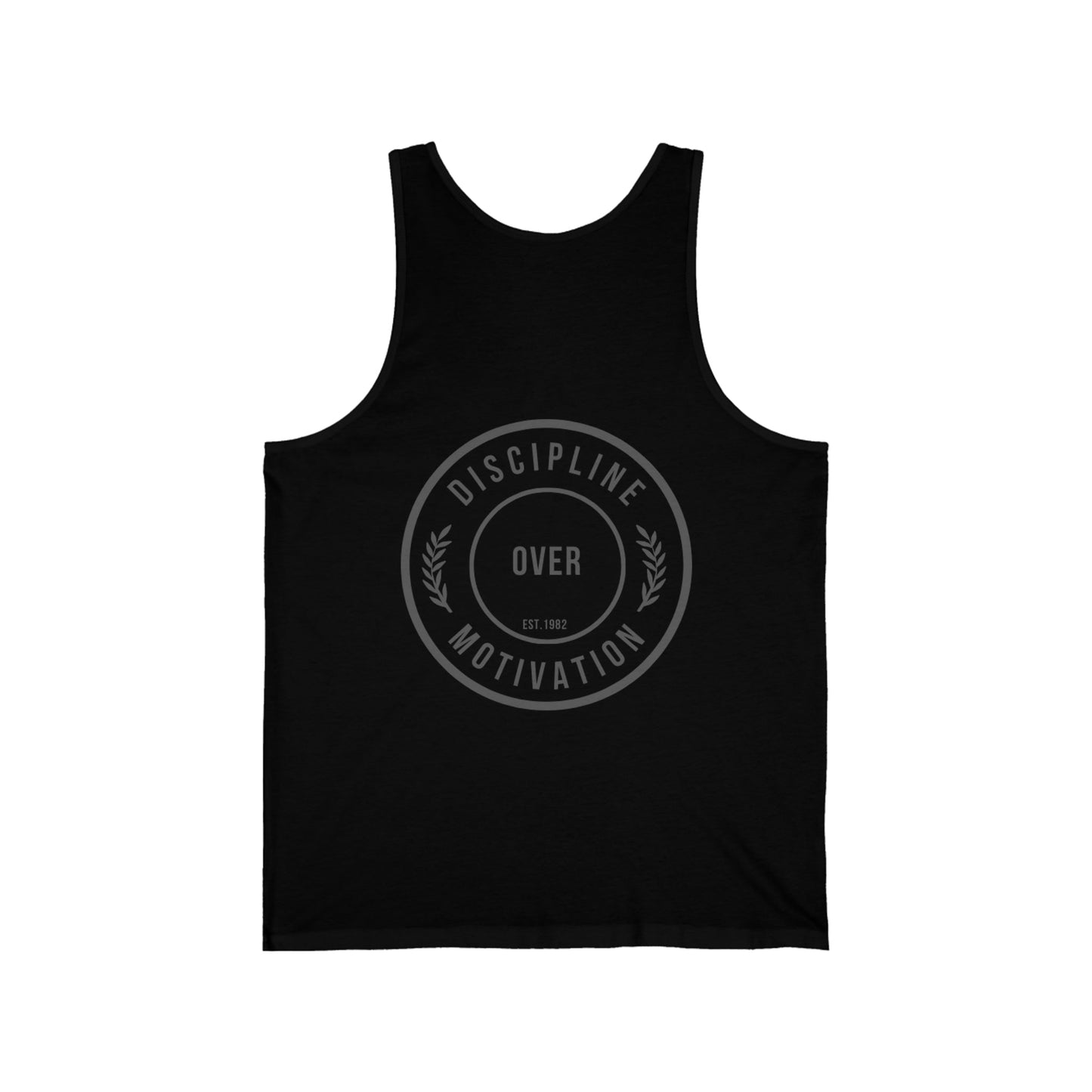 Discipline Over Motivation Soft Cotton Tank Top - Discipline Over Motivation 247