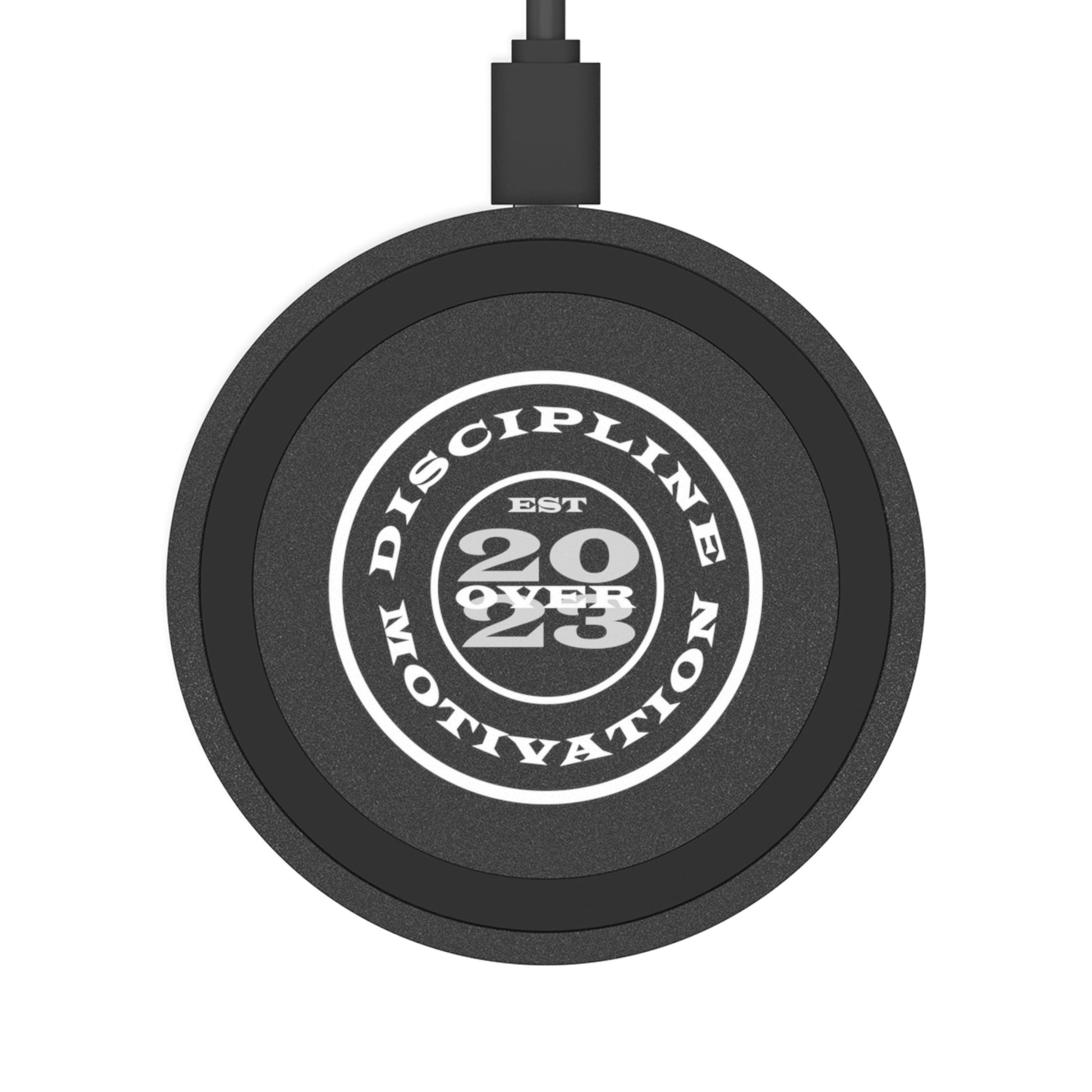 Discipline Over Motivation Wireless Charging Pad - Discipline Over Motivation 24/7