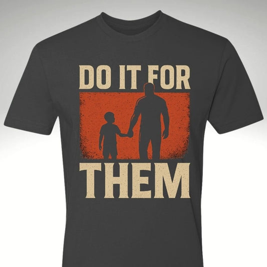 👨‍👧 Do It For Them| Motivational Gym & Workout Apparel for Men & Women Rebirth RED AND BLACK - Discipline Over Motivation 24/7