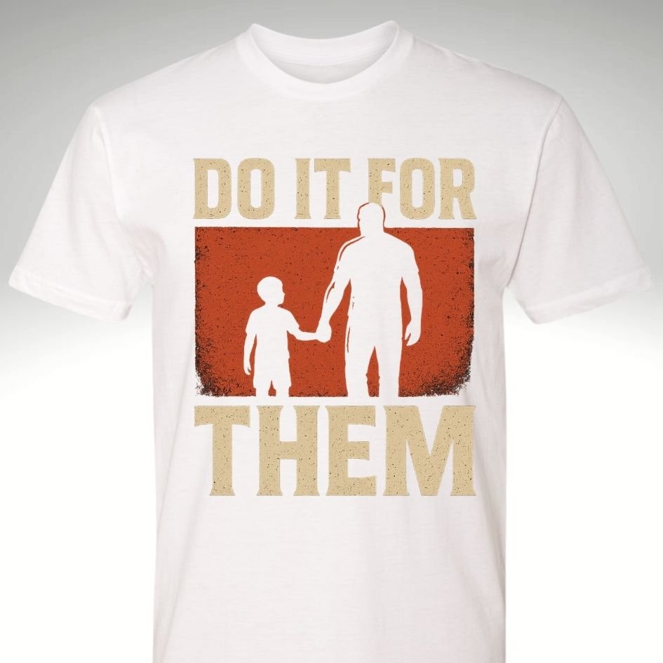 👨‍👧 Do It For Them| Motivational Gym & Workout Apparel for Men & Women Rebirth RED AND BLACK - Discipline Over Motivation 24/7