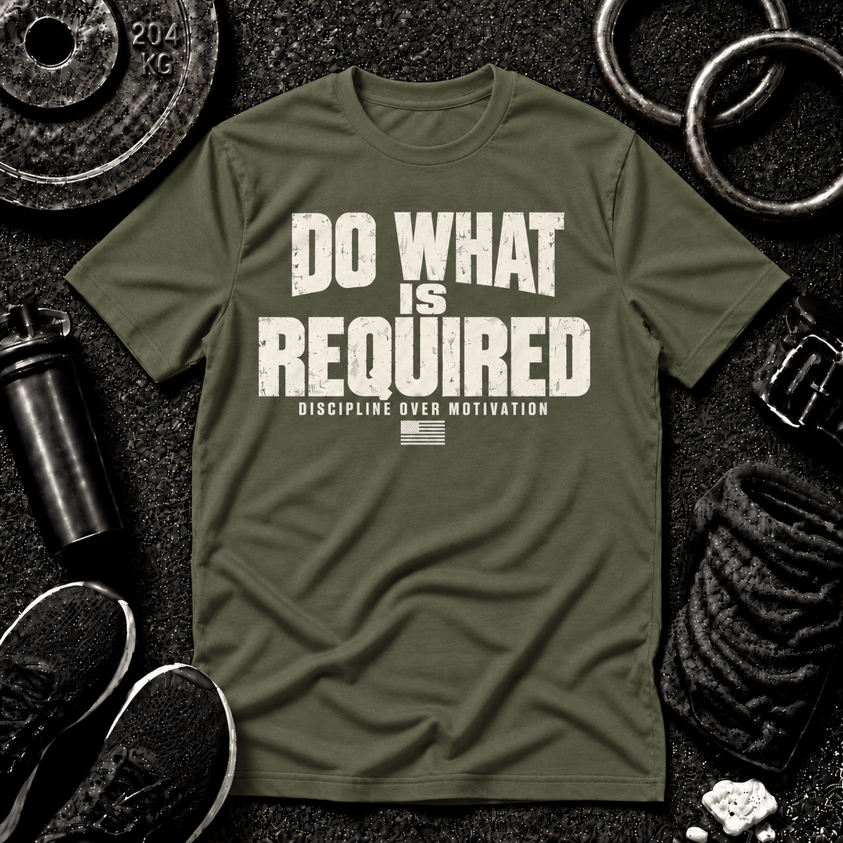 DO WHAT IS REQUIRED.™ Tee - Discipline Over Motivation 24/7