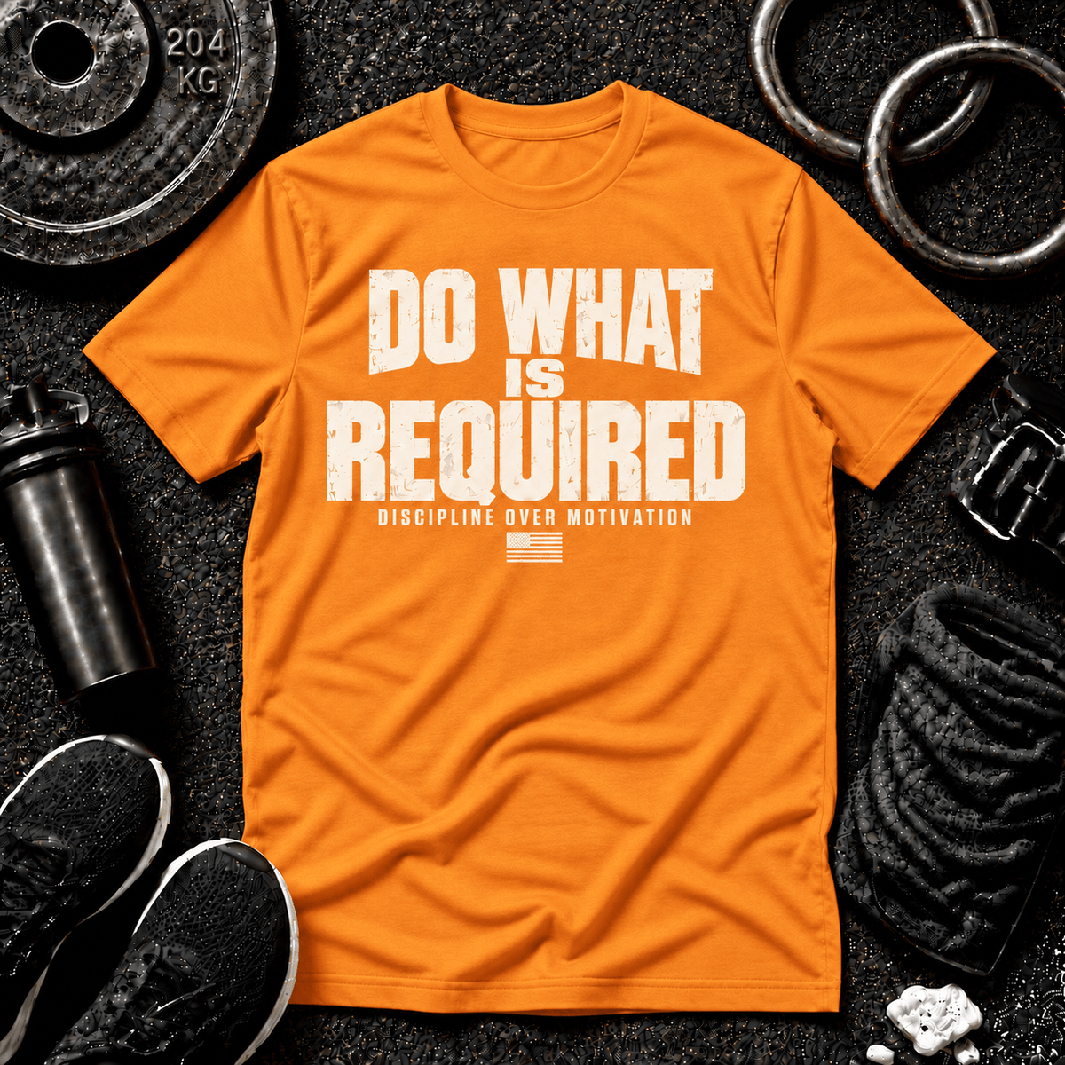 DO WHAT IS REQUIRED.™ Tee - Discipline Over Motivation 24/7