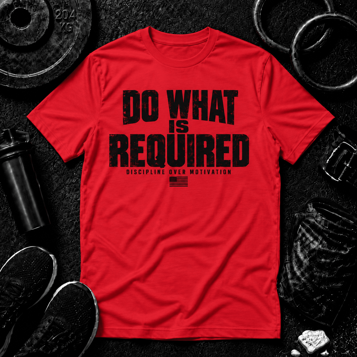 DO WHAT IS REQUIRED.™ Tee - Discipline Over Motivation 24/7