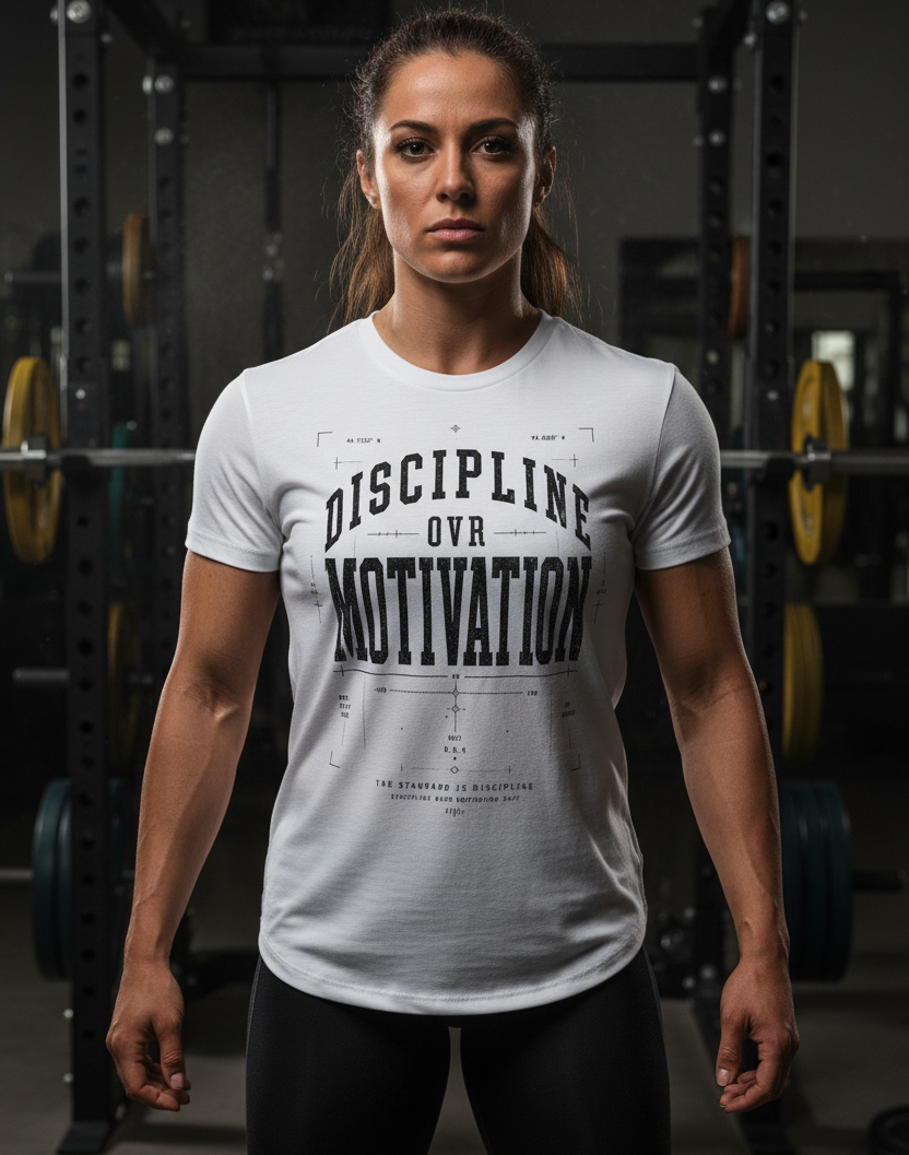 DOM White Female Lifestyle Mockup