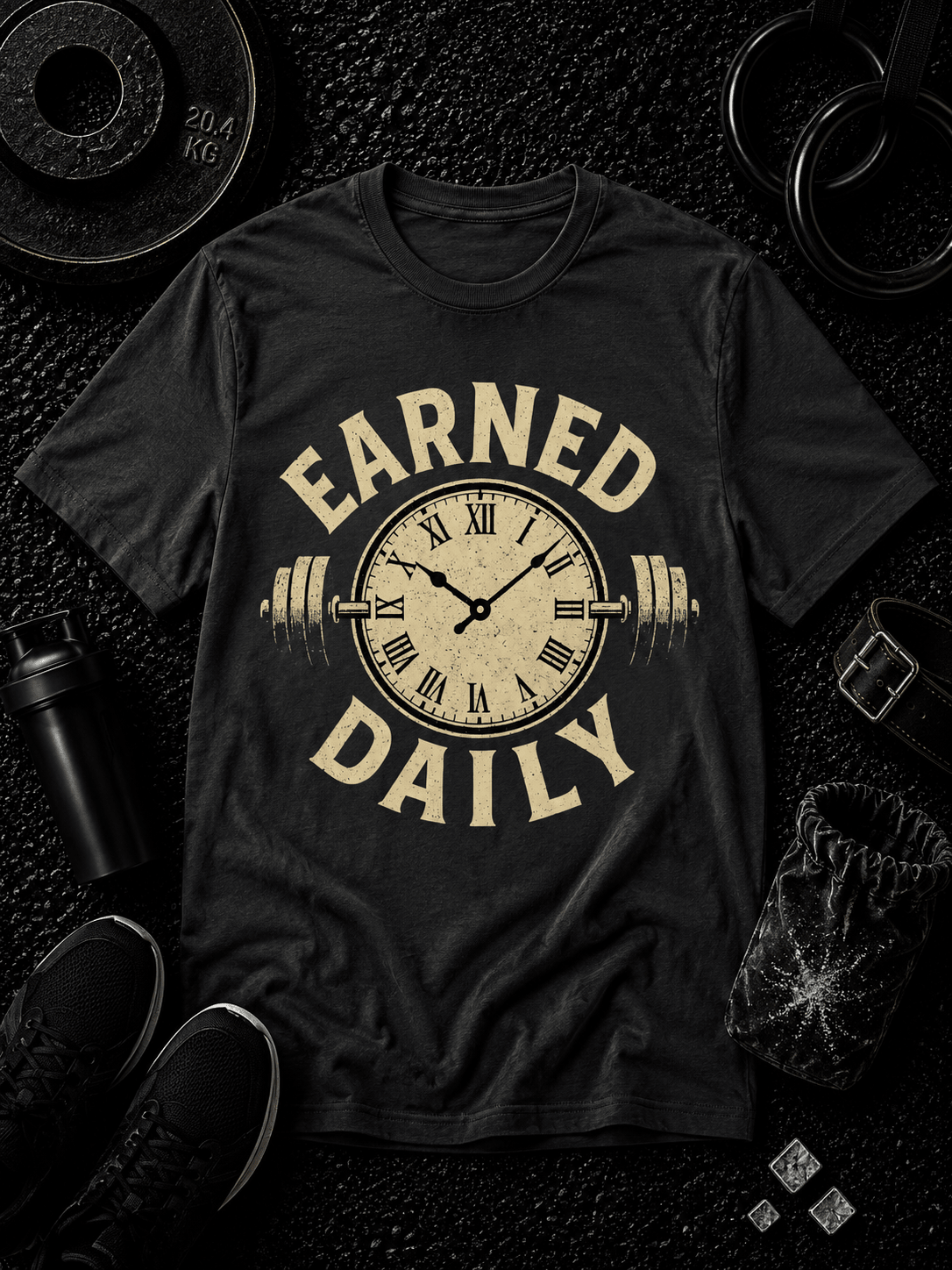 EARNED DAILY - Discipline Over Motivation 24/7