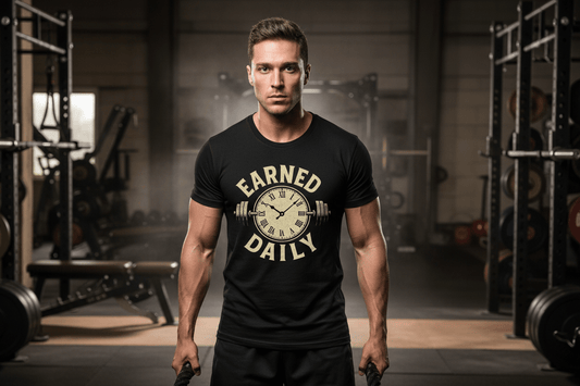 EARNED DAILY - Discipline Over Motivation 24/7