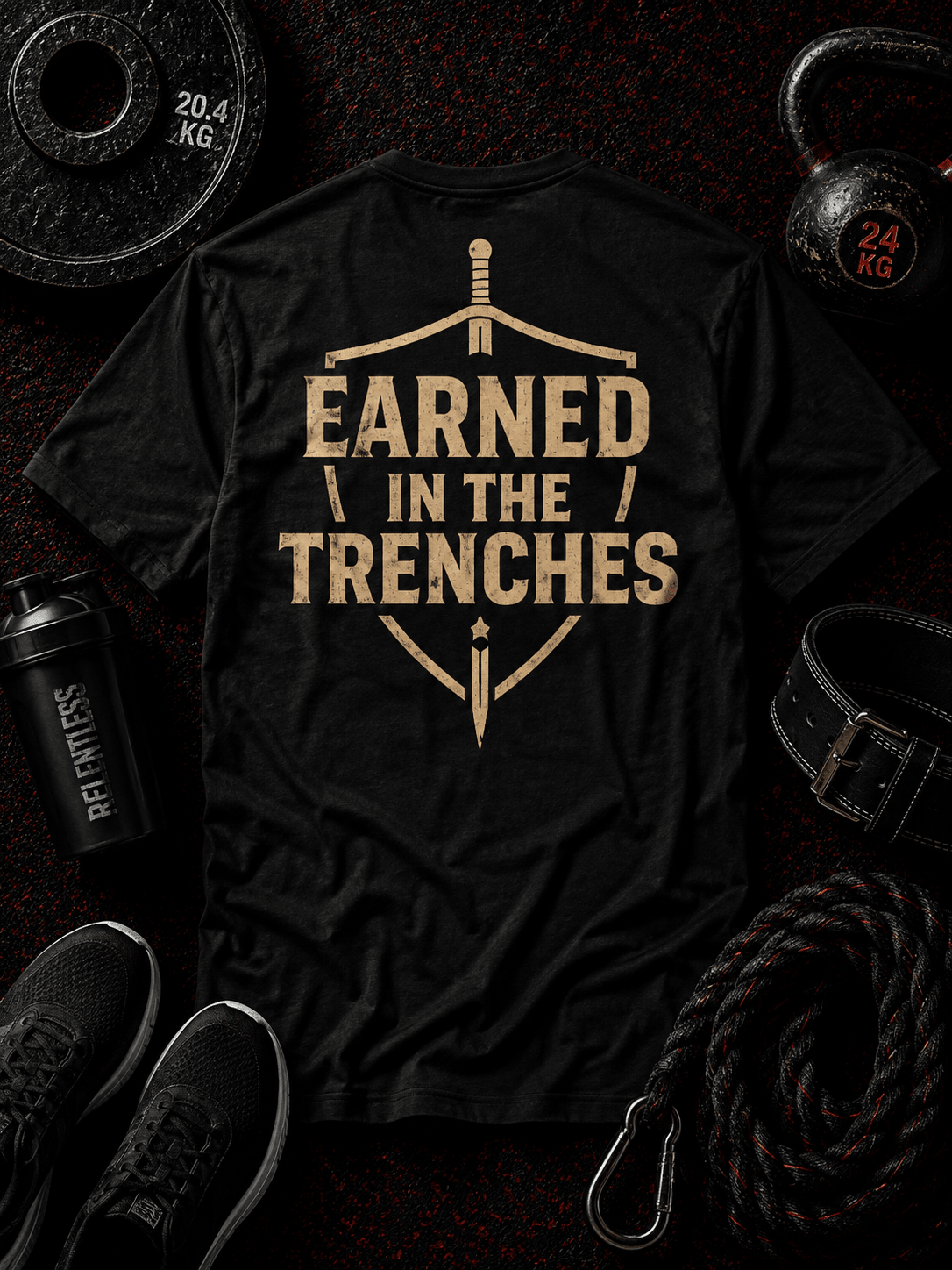 EARNED IN THE TRENCHES - Discipline Over Motivation 24/7