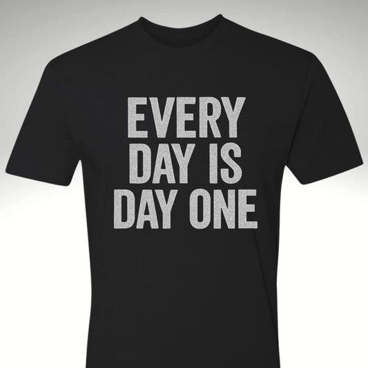 Every Day is Day One | Motivational Gym & Workout Apparel for Men & Women Rebirth - Discipline Over Motivation 24/7