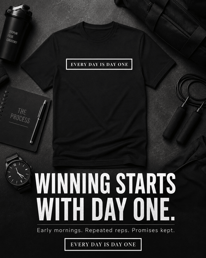 EVERY DAY IS DAY ONE (OG EDITION) - Discipline Over Motivation 24/7