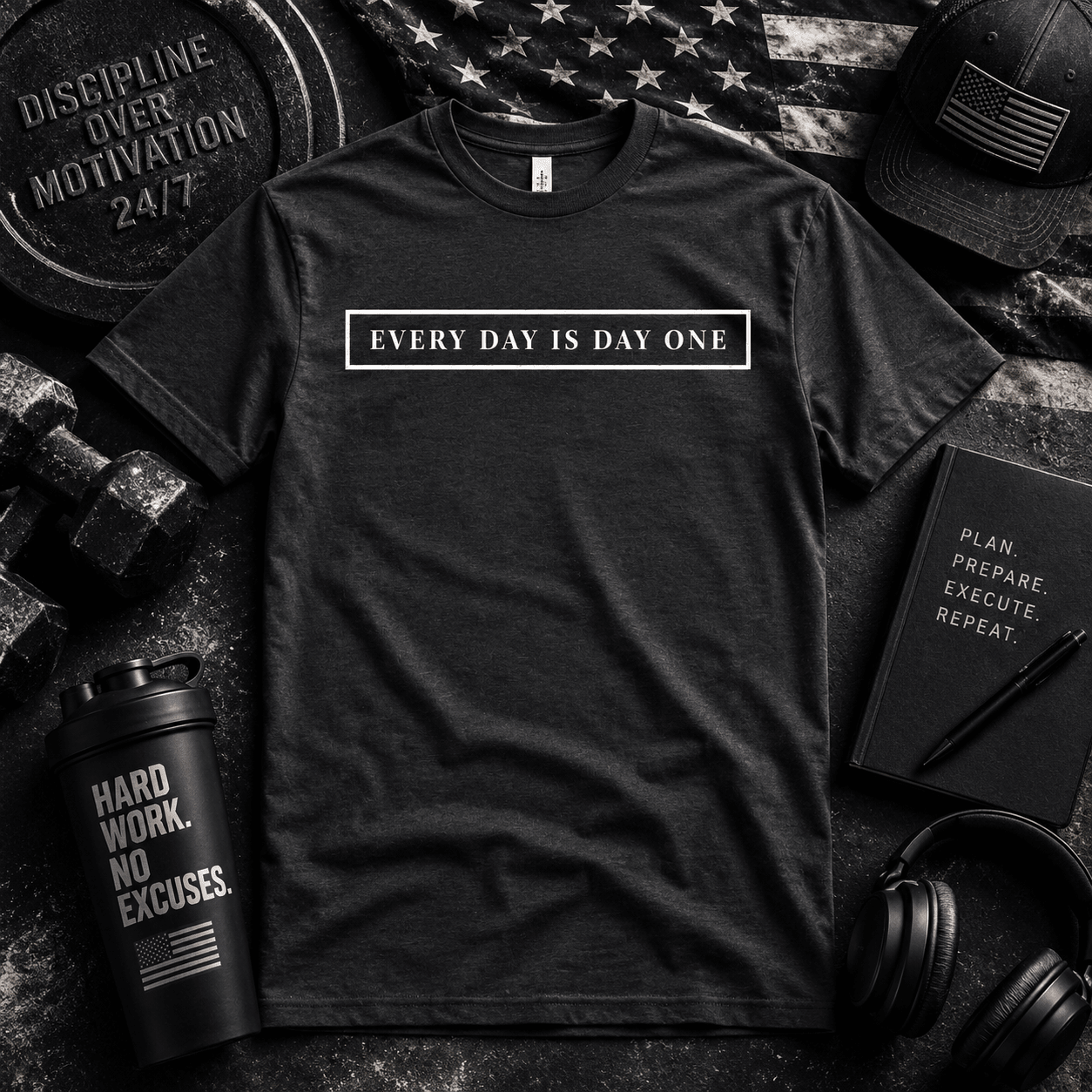 EVERY DAY IS DAY ONE (OG EDITION) - Discipline Over Motivation 24/7