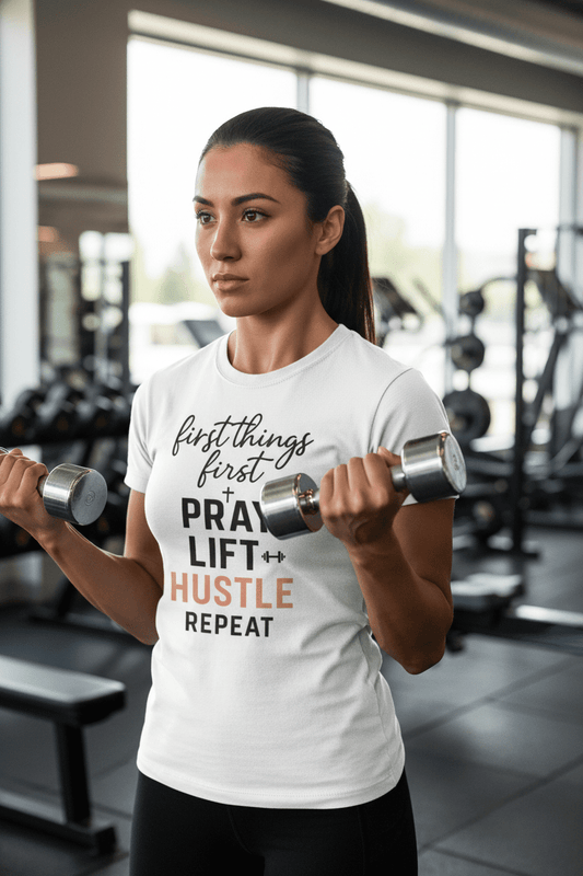 First Things First T Shirt - Discipline Over Motivation 24/7