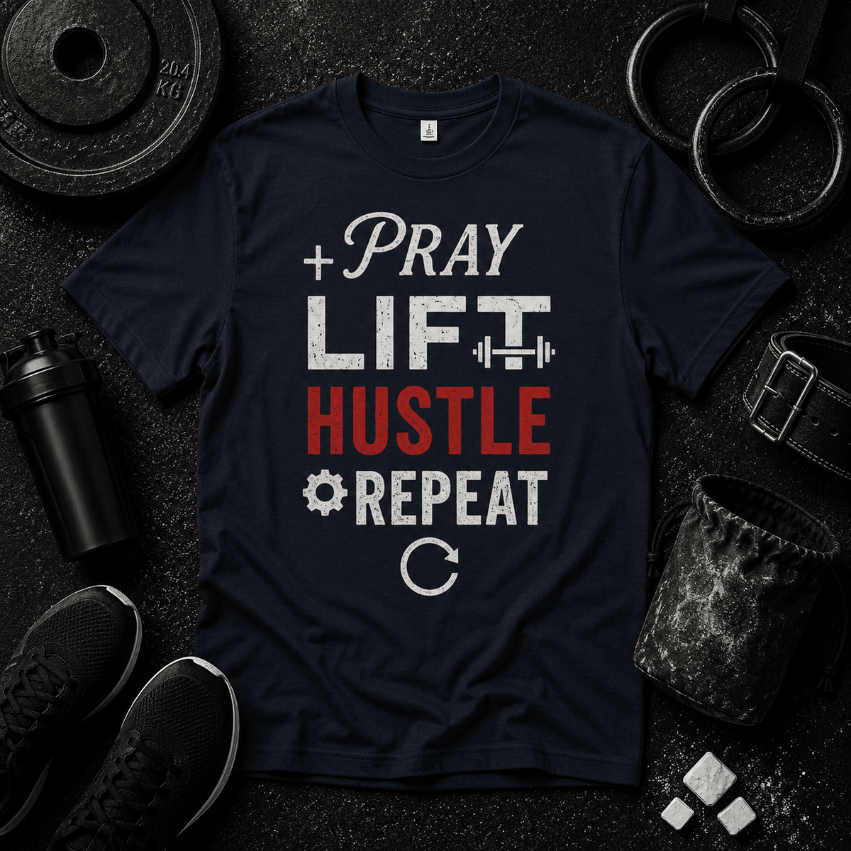 First Things First Tee - Discipline Over Motivation 24/7