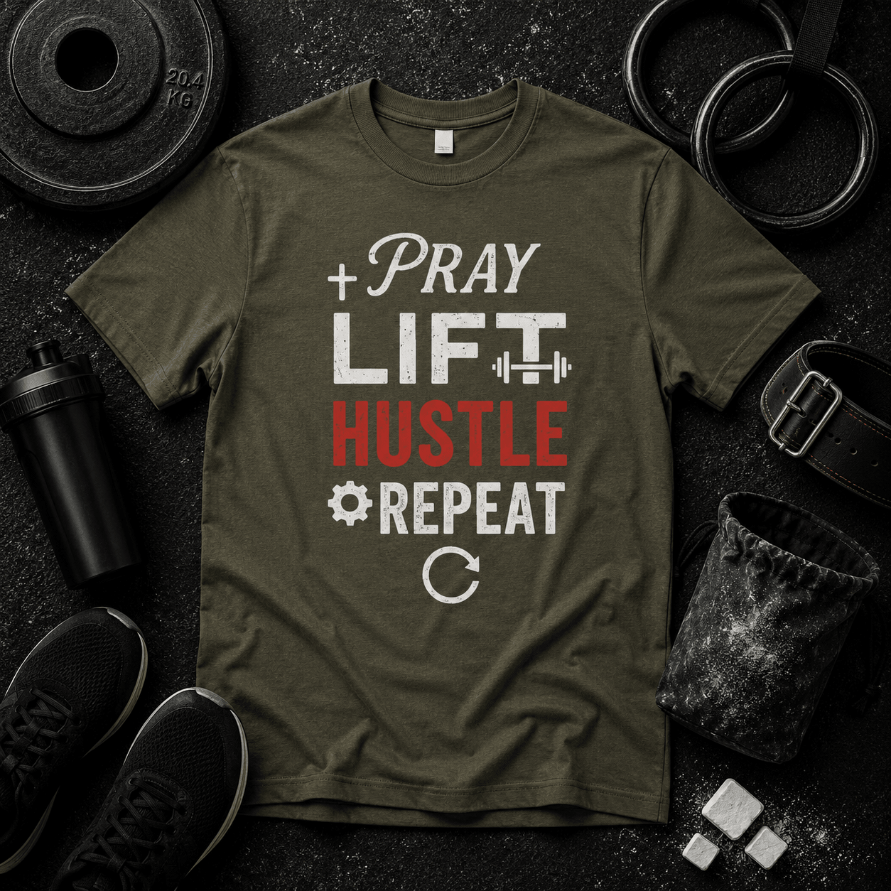 First Things First Tee - Discipline Over Motivation 24/7