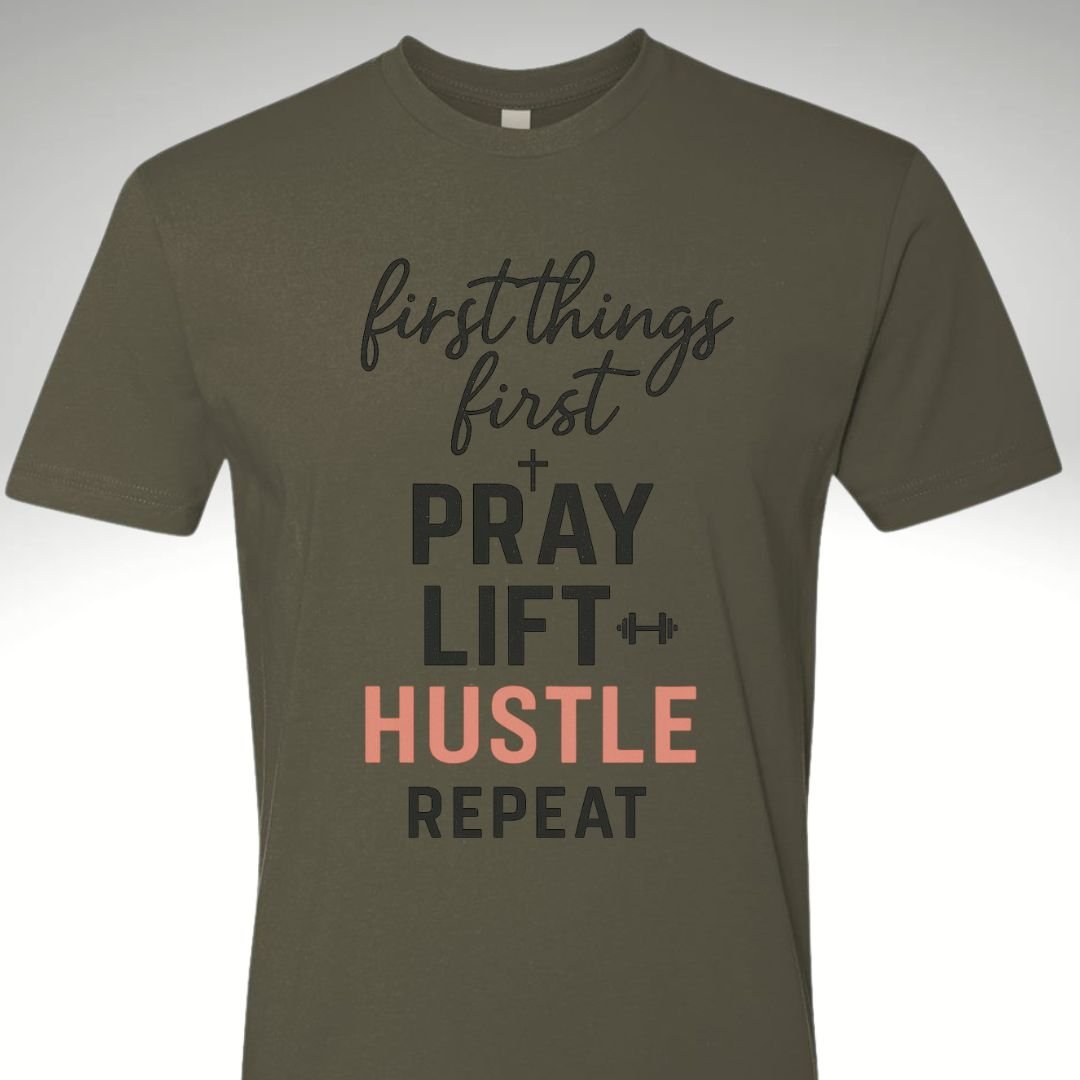 First Things First Woman's Tee Shirt💪 - Discipline Over Motivation 24/7