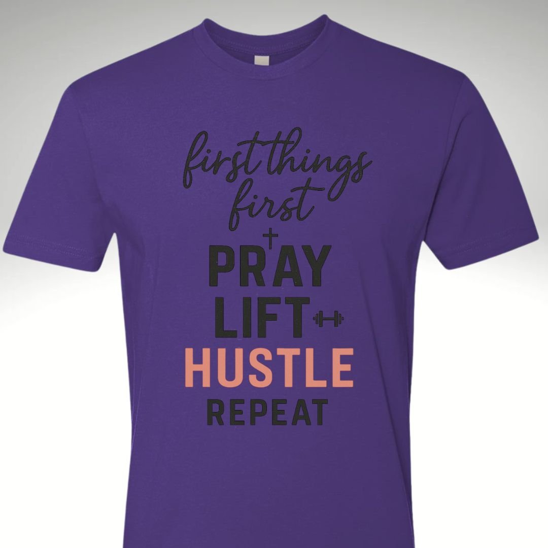 First Things First Woman's Tee Shirt💪 - Discipline Over Motivation 24/7