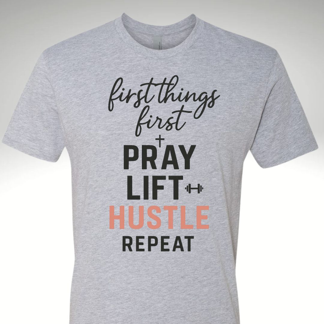 First Things First Woman's Tee Shirt💪 - Discipline Over Motivation 24/7