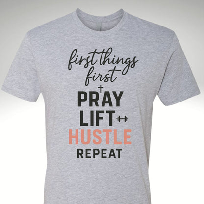 First Things First Woman's Tee Shirt💪 - Discipline Over Motivation 24/7