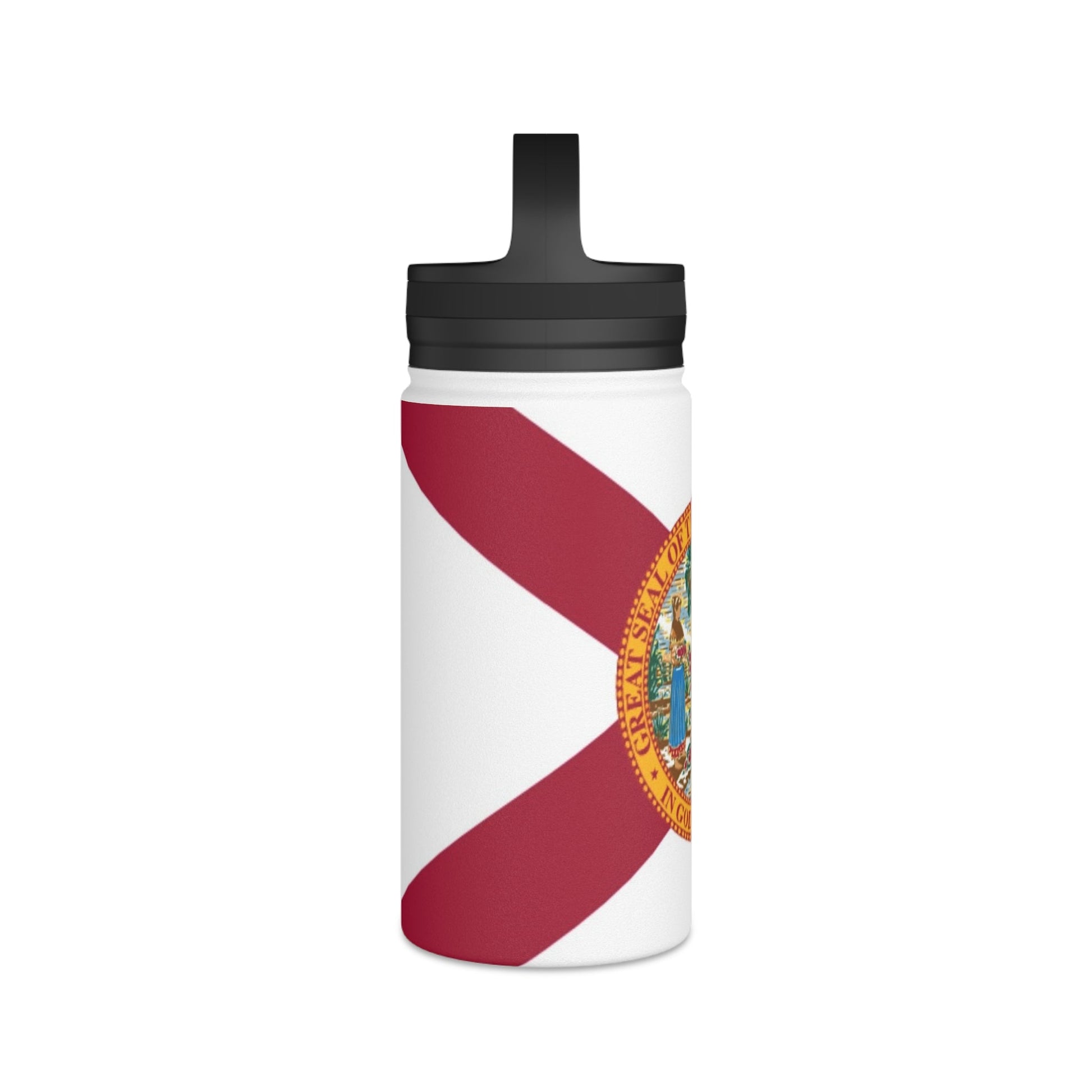 Florida Flag Water Bottle - Discipline Over Motivation 24/7