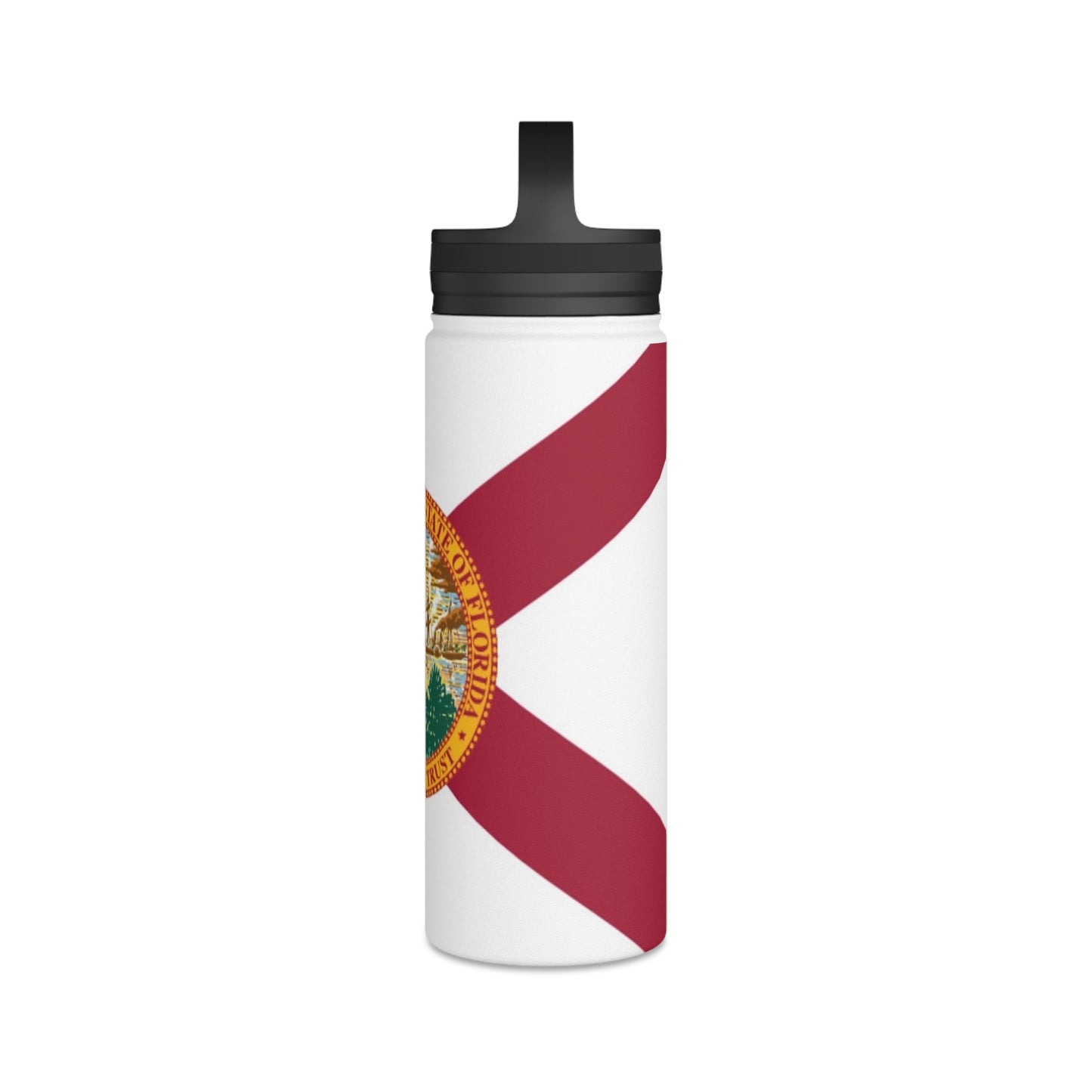 Florida Flag Water Bottle - Discipline Over Motivation 24/7