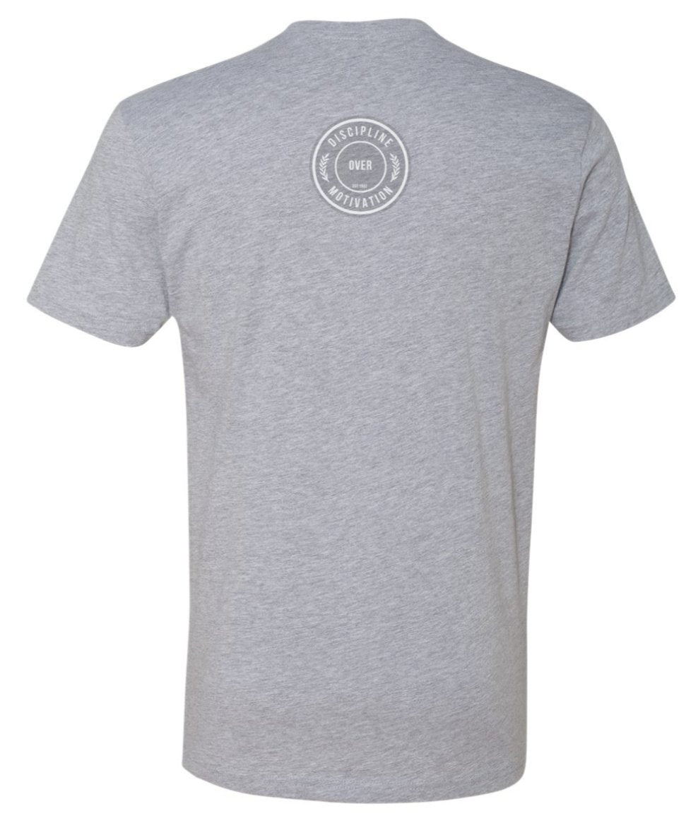 Focus Men's Soft Cotton Crew Tee - Discipline Over Motivation 247