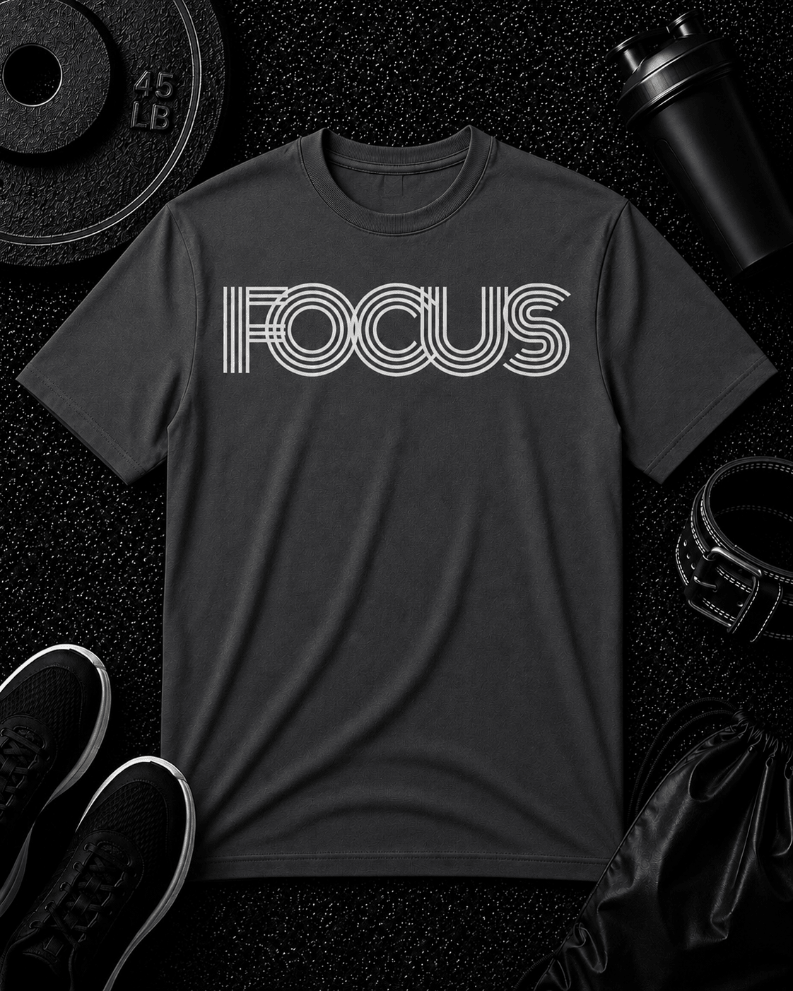 FOCUS T SHIRT - Discipline Over Motivation 24/7