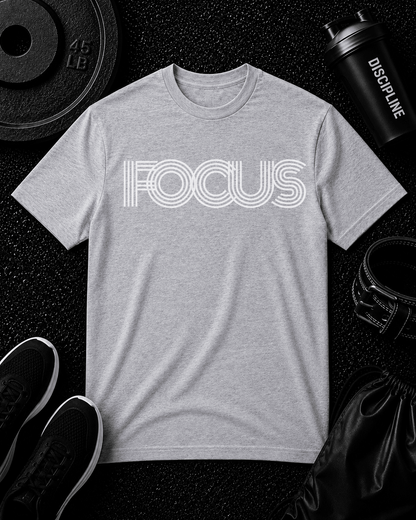 FOCUS T SHIRT - Discipline Over Motivation 24/7