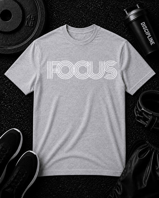 FOCUS T SHIRT - Discipline Over Motivation 24/7