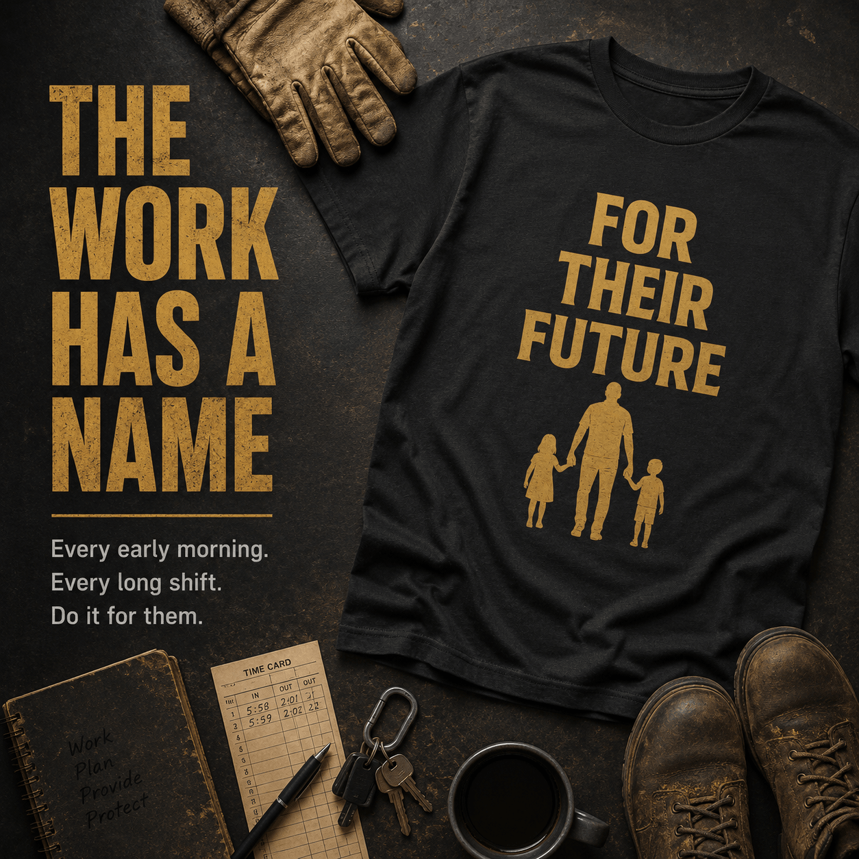FOR THEIR FUTURE — LEGACY LINE - Discipline Over Motivation 24/7