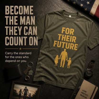 FOR THEIR FUTURE — LEGACY LINE - Discipline Over Motivation 24/7