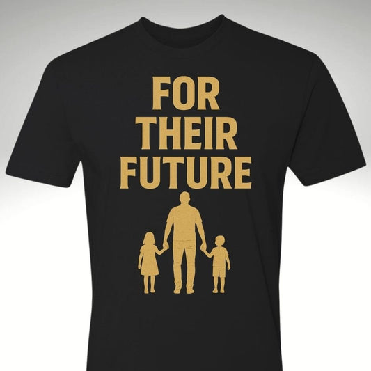 🛡️ For Their Future – Legacy Line T-Shirt | Motivational Gym & Workout Apparel for Men & Women - Discipline Over Motivation 24/7