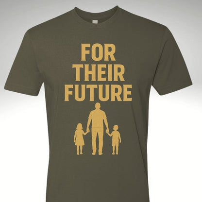 🛡️ For Their Future – Legacy Line T-Shirt | Motivational Gym & Workout Apparel for Men & Women - Discipline Over Motivation 24/7