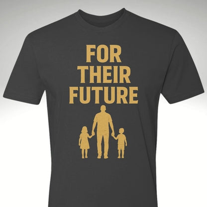 🛡️ For Their Future – Legacy Line T-Shirt | Motivational Gym & Workout Apparel for Men & Women - Discipline Over Motivation 24/7