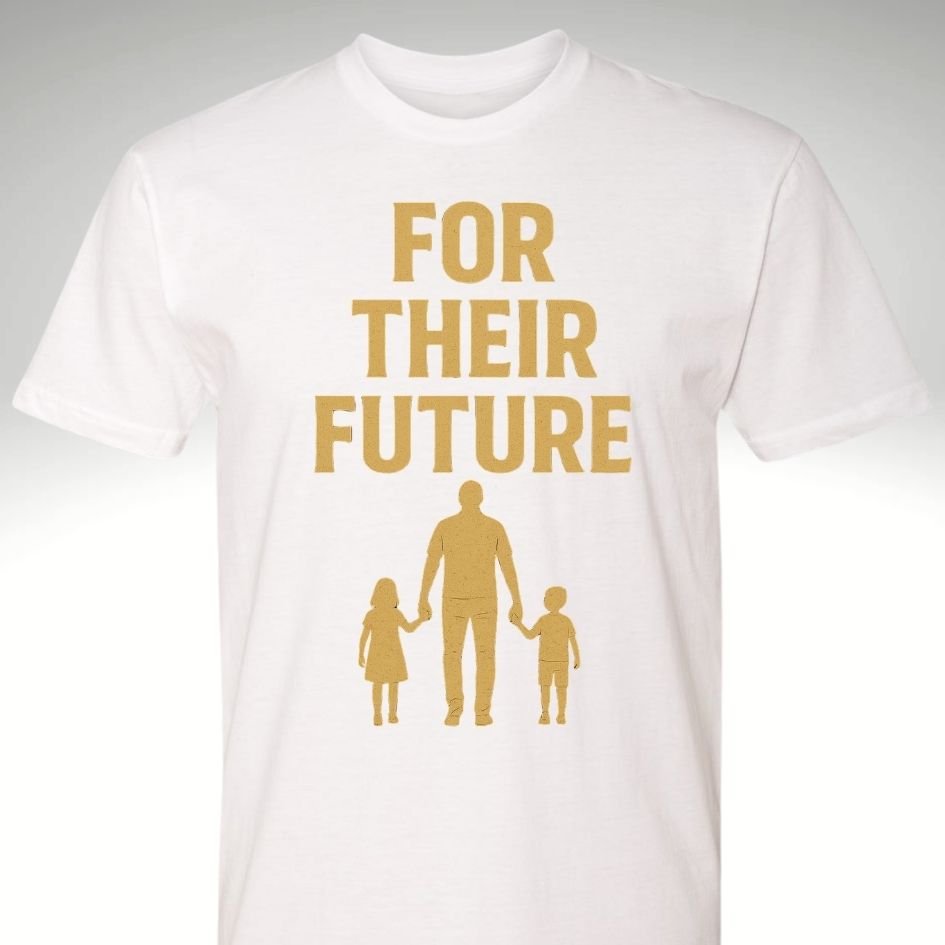 🛡️ For Their Future – Legacy Line T-Shirt | Motivational Gym & Workout Apparel for Men & Women - Discipline Over Motivation 24/7