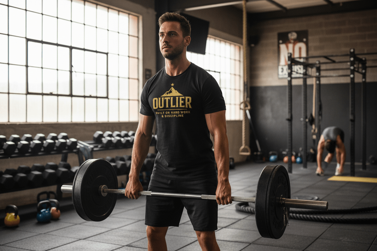 GOLD OUTLIER - Discipline Over Motivation 24/7