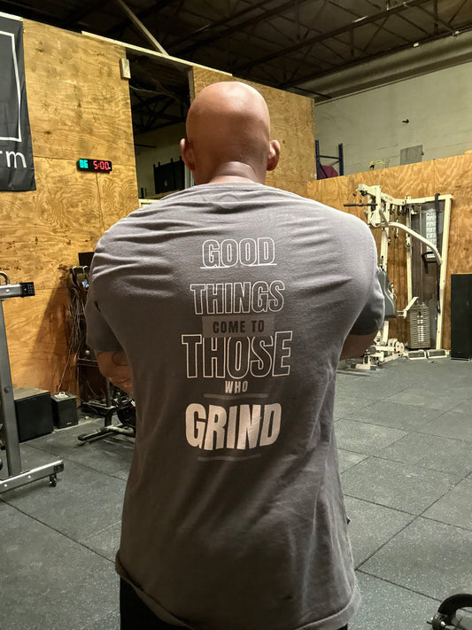 Good Things Come To Those Who Grind T - Shirt | Motivational Tee for Success Men's Soft Cotton Crew Tee - Discipline Over Motivation 247