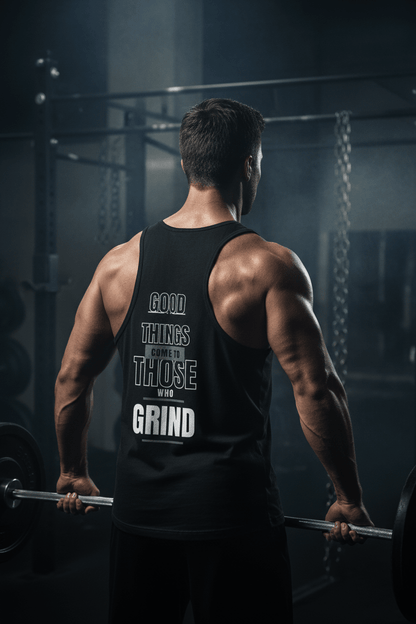 Good Things Come To Those Who Grind Tank Top - Discipline Over Motivation 24/7