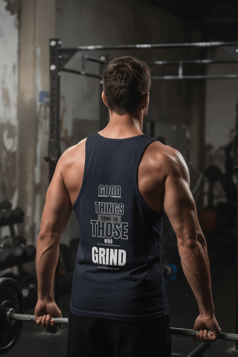 Good Things Come To Those Who Grind Tank Top - Discipline Over Motivation 24/7