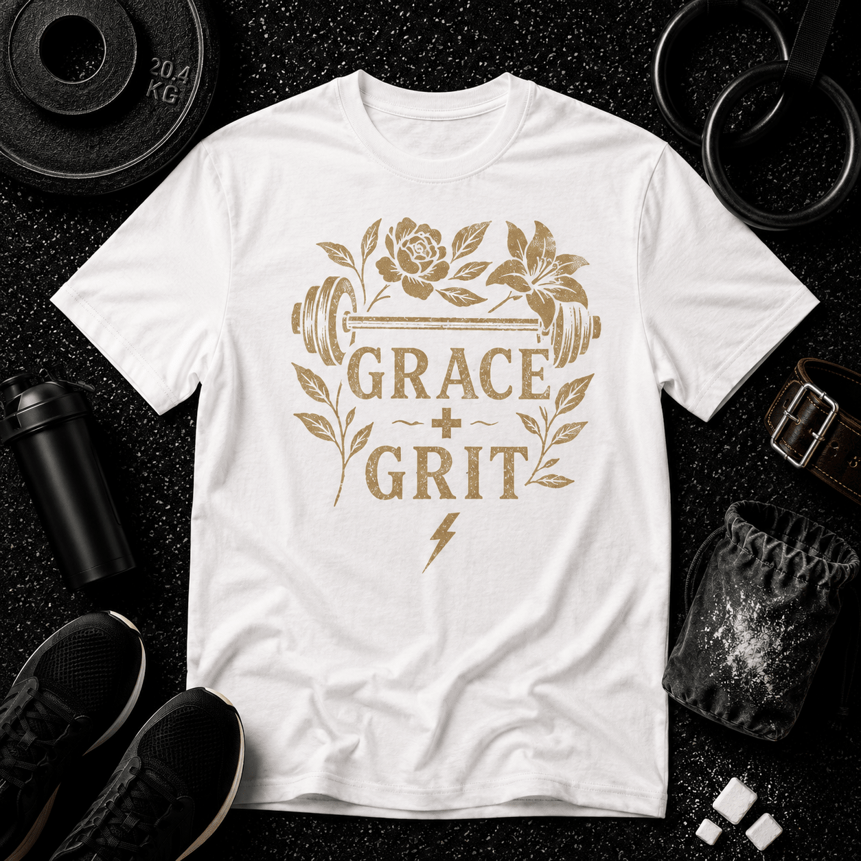 Grit and Grace Tee - Discipline Over Motivation 24/7
