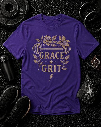 Grit and Grace Tee - Discipline Over Motivation 24/7