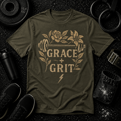 Grit and Grace Tee - Discipline Over Motivation 24/7