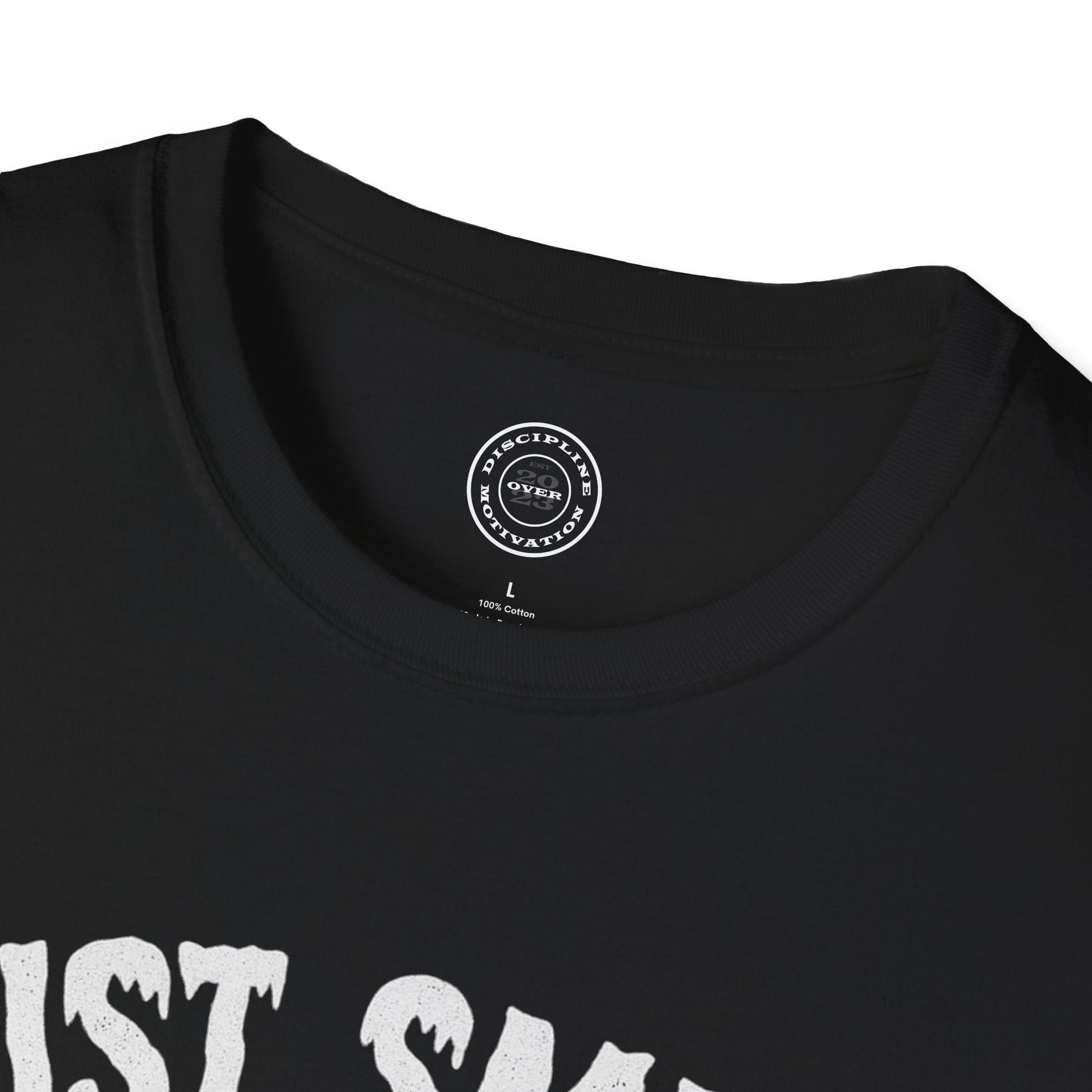 Halloween Spooky Just Smile and Lift Heavy Pump Cover Up T-Shirt | Motivational Gym & Weightlifting Apparel - Discipline Over Motivation 24/7