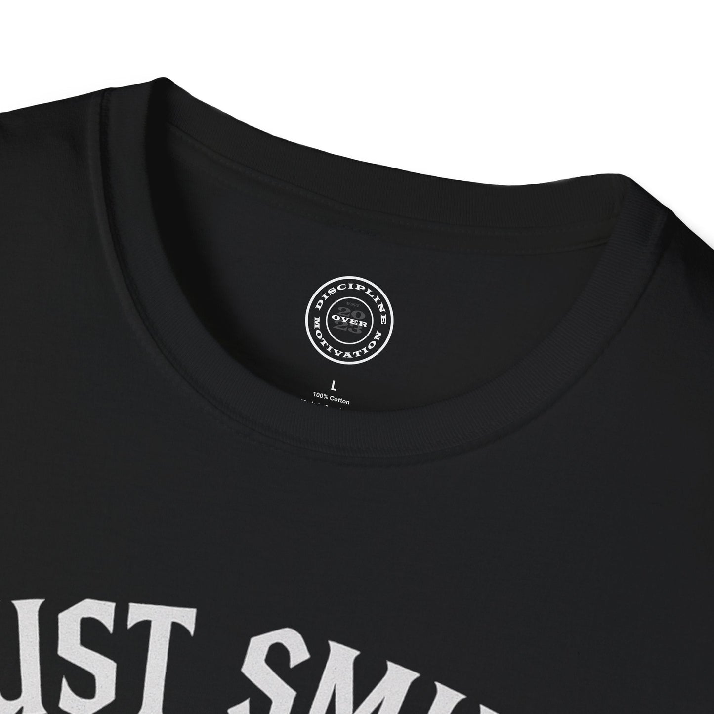 Halloween Spooky Werewolf Just Smile and Lift Heavy Pump Cover Up T-Shirt | Motivational Gym & Weightlifting Apparel - Discipline Over Motivation 24/7