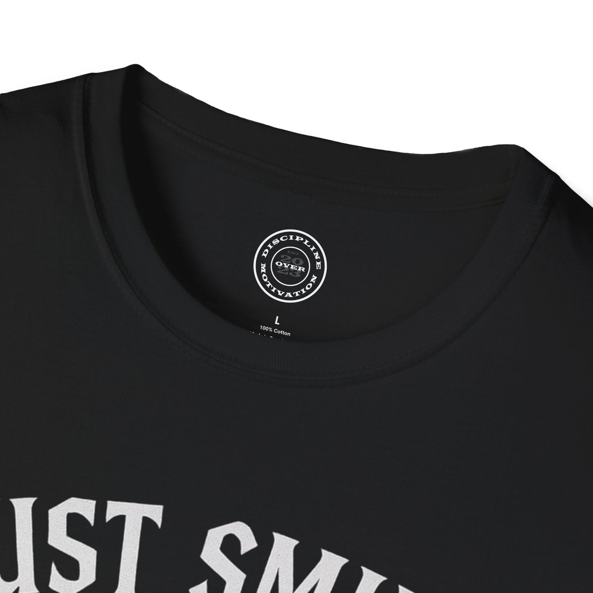 Halloween Spooky Werewolf Just Smile and Lift Heavy Pump Cover Up T-Shirt | Motivational Gym & Weightlifting Apparel - Discipline Over Motivation 24/7