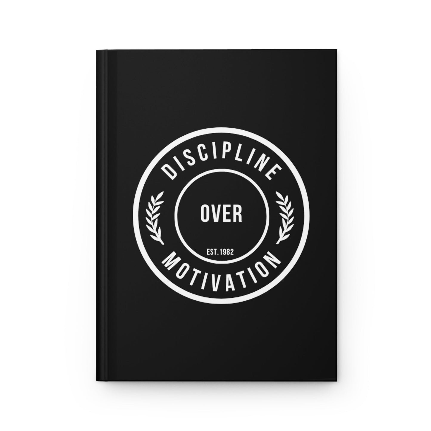 Hardcover "Daily Discipline Journal" Black - Discipline Over Motivation 247