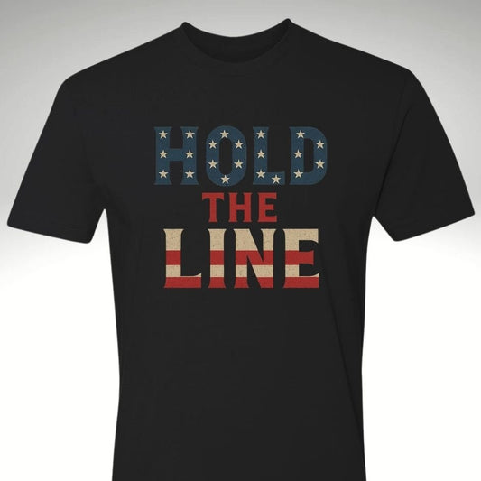 🛡️Hold The Line | Motivational Gym & Workout Apparel for Men & Women - Discipline Over Motivation 24/7