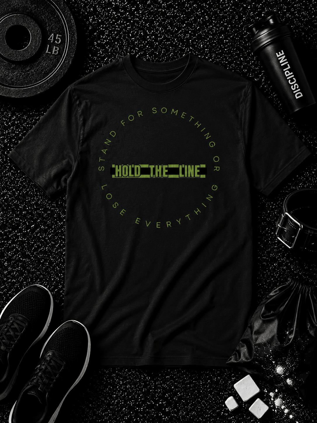 HOLD THE LINE — OD - Discipline Over Motivation 24/7