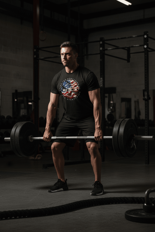 Hold the Line OG Tee - Discipline Over Motivation 24/7