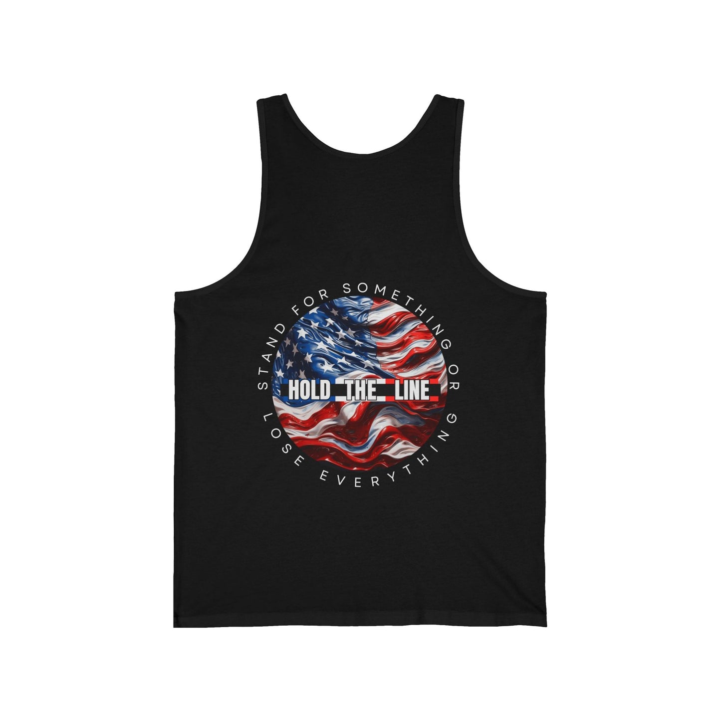 Hold the Line Soft Cotton Tank Top - Discipline Over Motivation 24/7